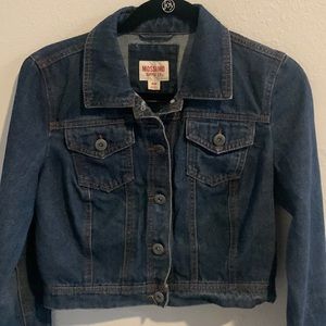 ✅ CUTE MOSSIMO SUPPLY CO. BLUE JEAN DENIM JACKET.  NWOT SIZE MEDIUM